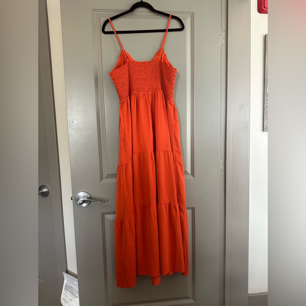 Dokuritu Women's Crochet Lace Maxi Summer Vacation Spaghetti Strap Long Dress - Picture 13 of 13